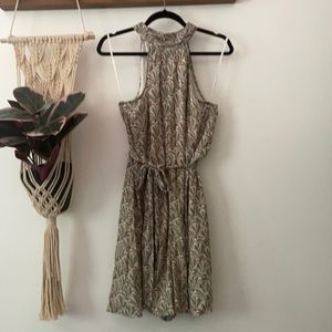 Anthropologie flowy romper lightweight vintage